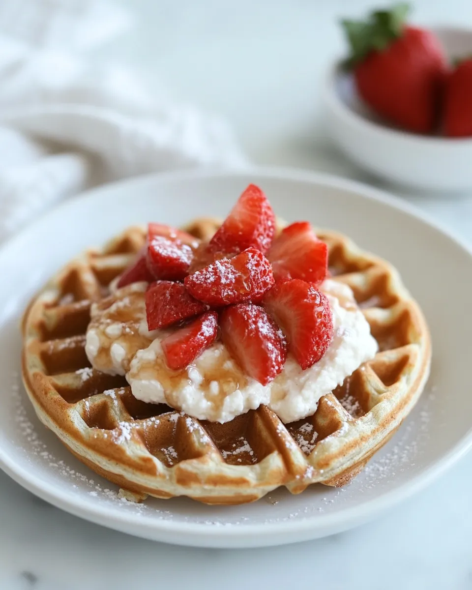 Easy Grain-Free Almond Flour Paleo Waffles recipe photo