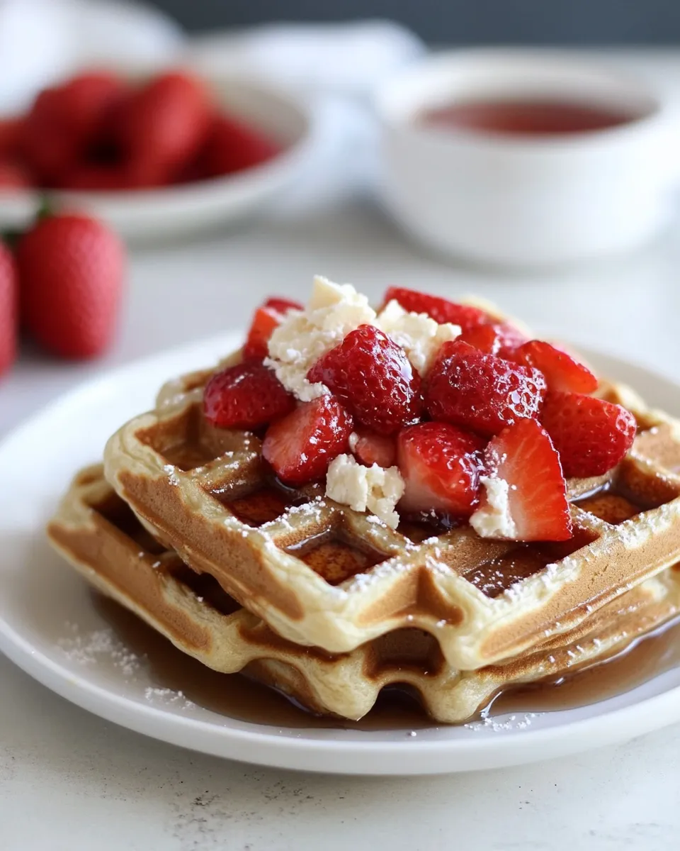 Healthy Grain-Free Almond Flour Paleo Waffles dish photo