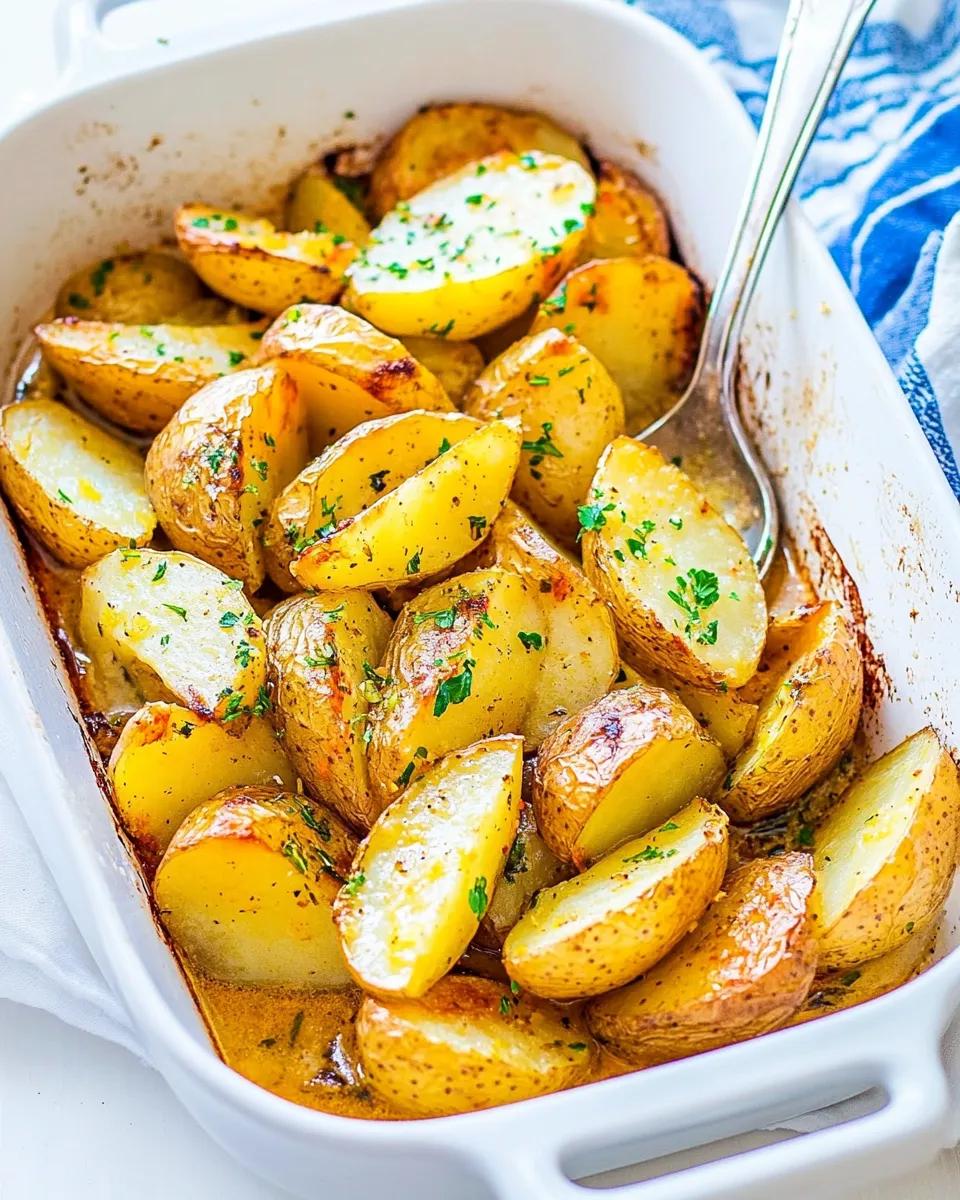 Classic Greek Lemon Potatoes Recipe image