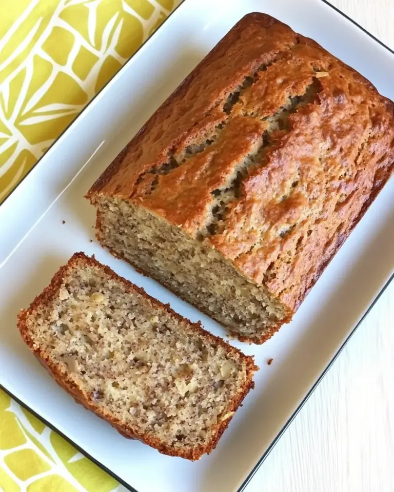 Homemade Greek Yogurt Banana Nut Bread photo