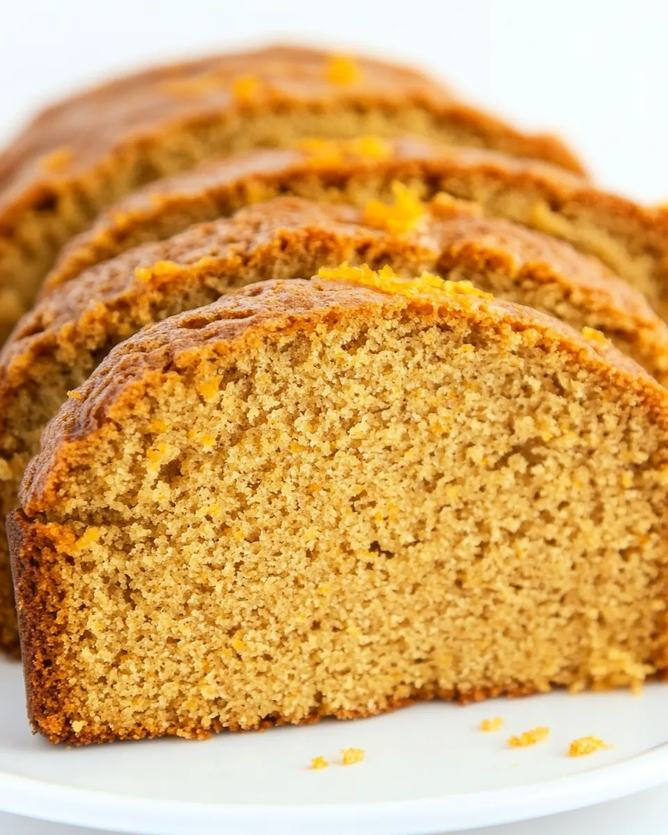 Homemade Greek Yogurt Orange Pound Cake photo