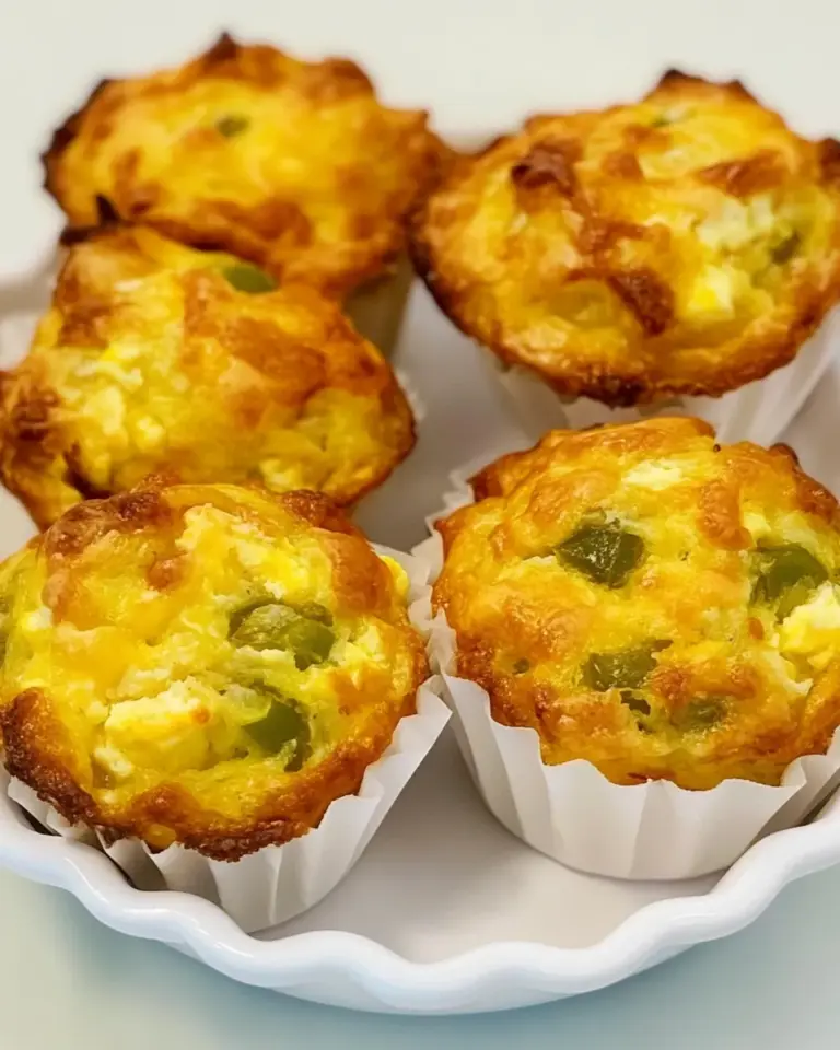 Homemade Green Chile and Cheese Egg Muffins photo
