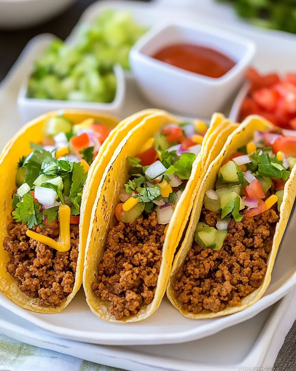 Delicious Ground Beef Tacos Recipe recipe photo