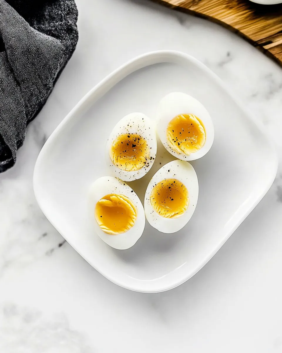 Quick Hard-Boiled Eggs in Microwave recipe image