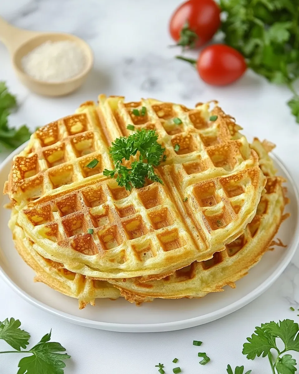 Homemade Hash Brown Waffles photo