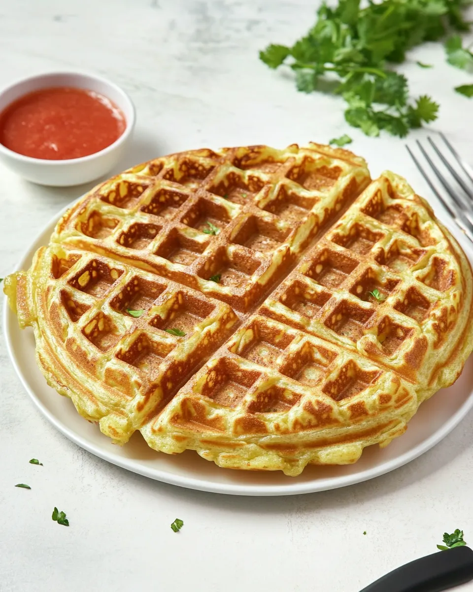 Easy Hash Brown Waffles recipe photo