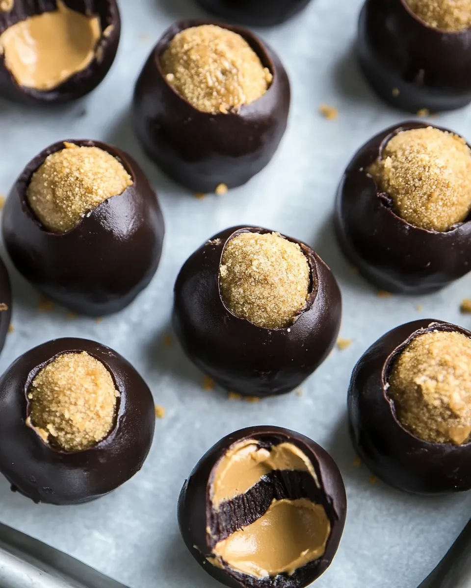 Delicious Healthy 5 Ingredient Buckeyes. recipe image
