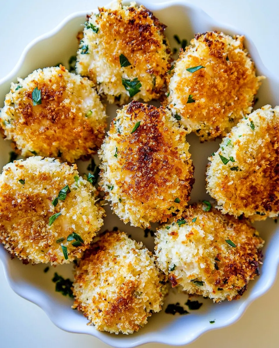 Classic Healthy Baked Parmesan Chicken Nuggets image