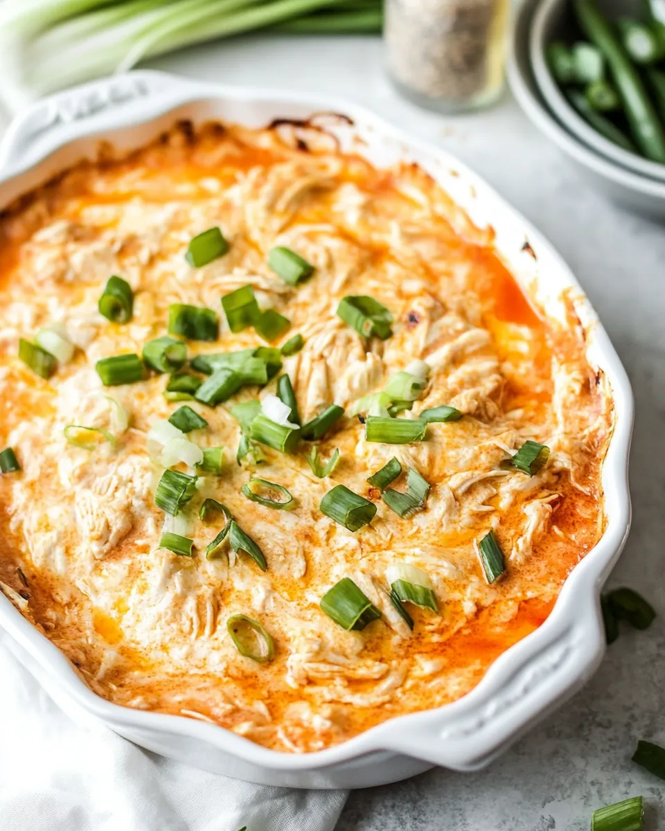 Delicious Healthy Buffalo Chicken Dip image