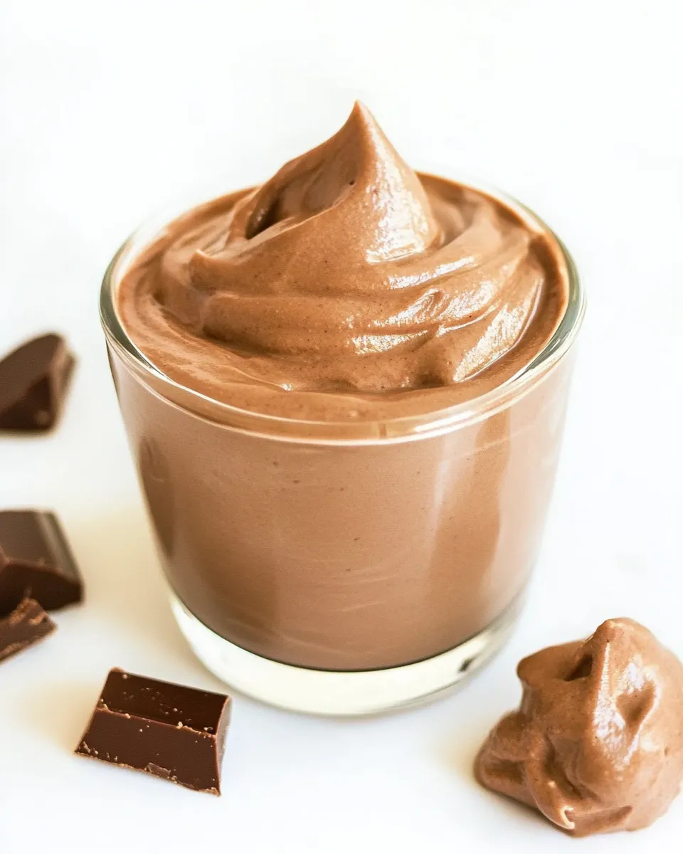 Easy Healthy Chocolate Frosty recipe photo
