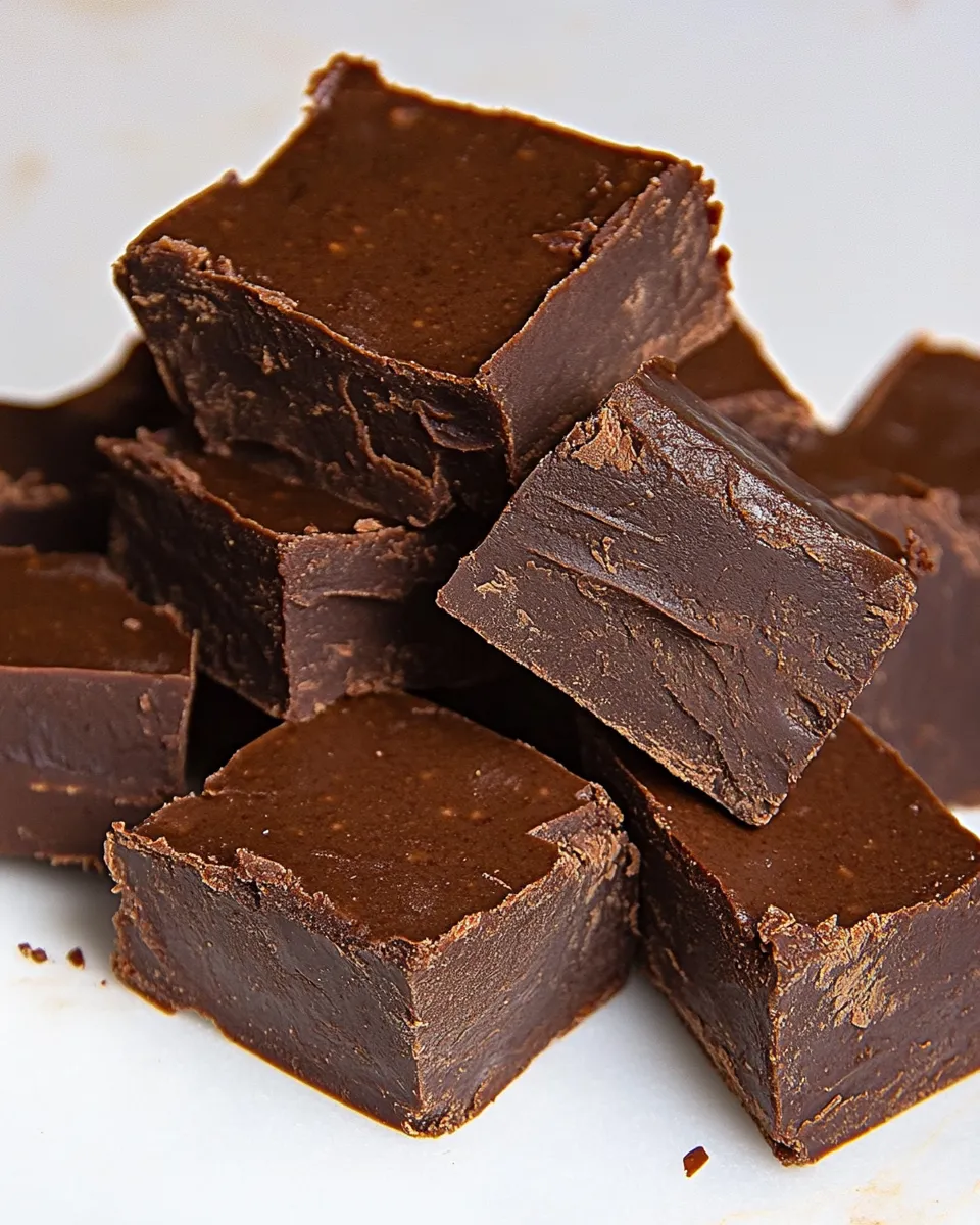 Classic Healthy Chocolate Fudge image