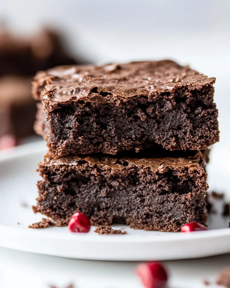 Delicious Healthy Greek Yogurt Brownies image
