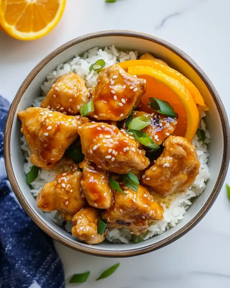 Homemade Healthy Orange Chicken photo
