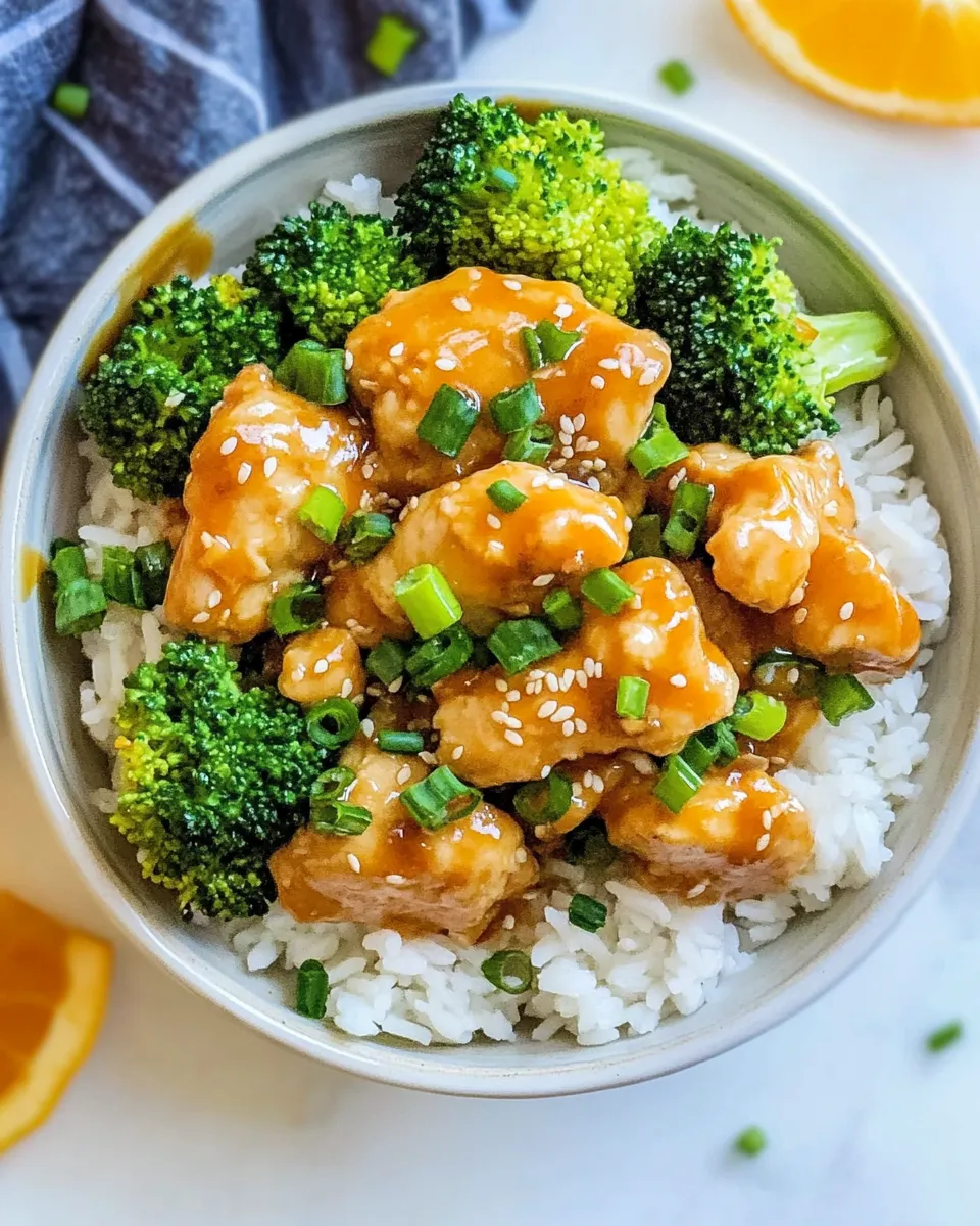 Classic Healthy Orange Chicken image