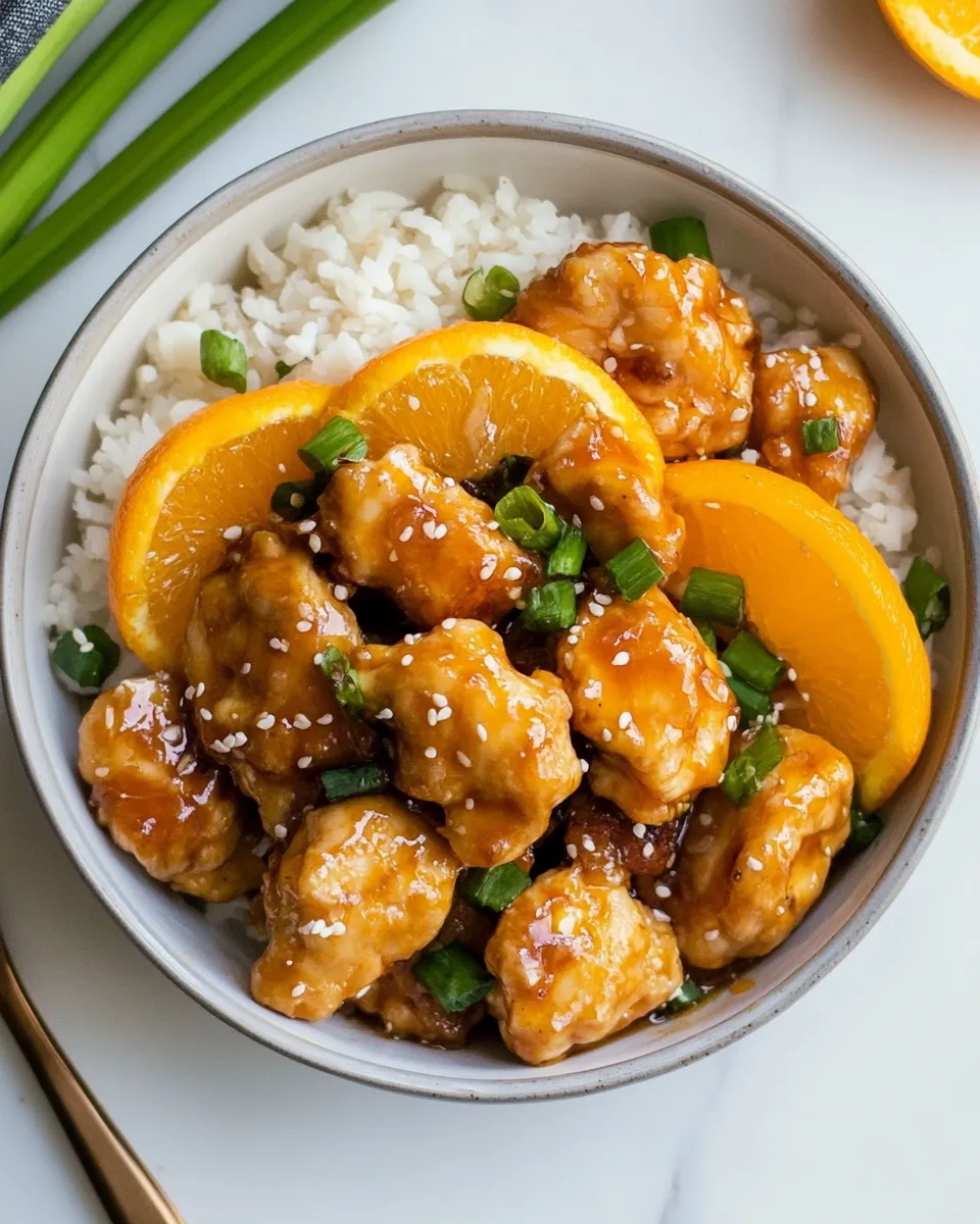 Easy Healthy Orange Chicken recipe photo