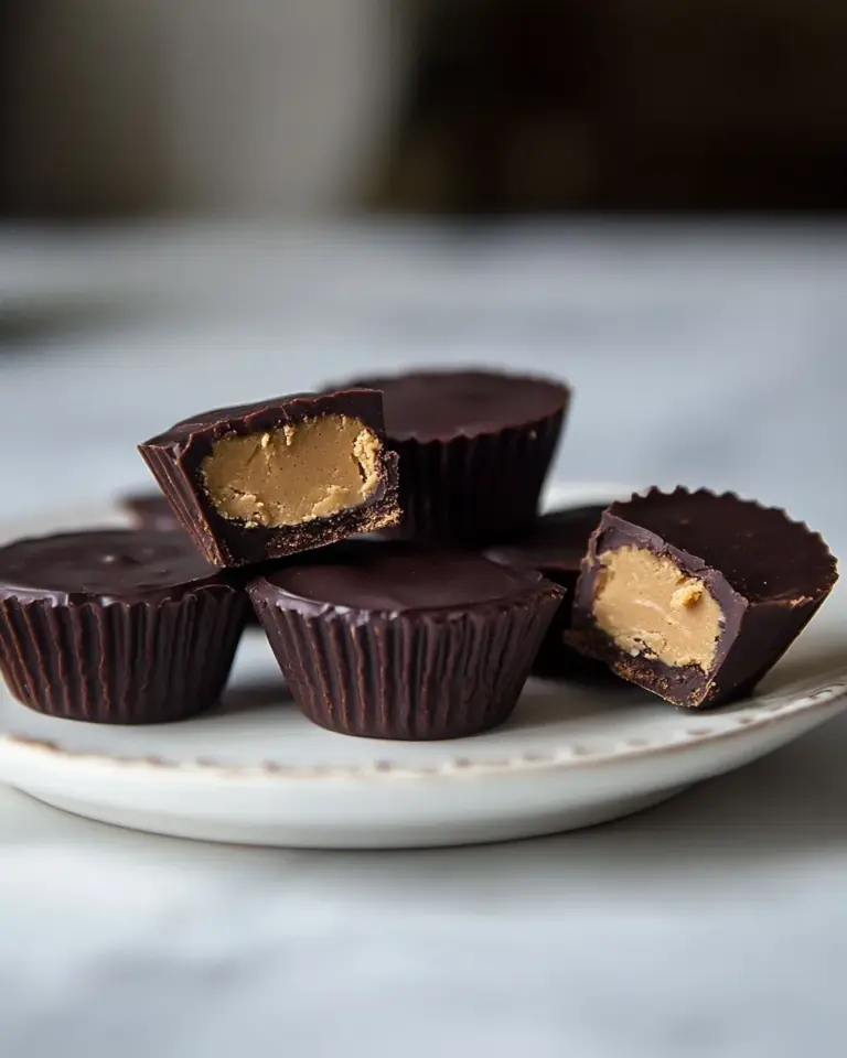 Homemade Home-made peanut butter cups photo