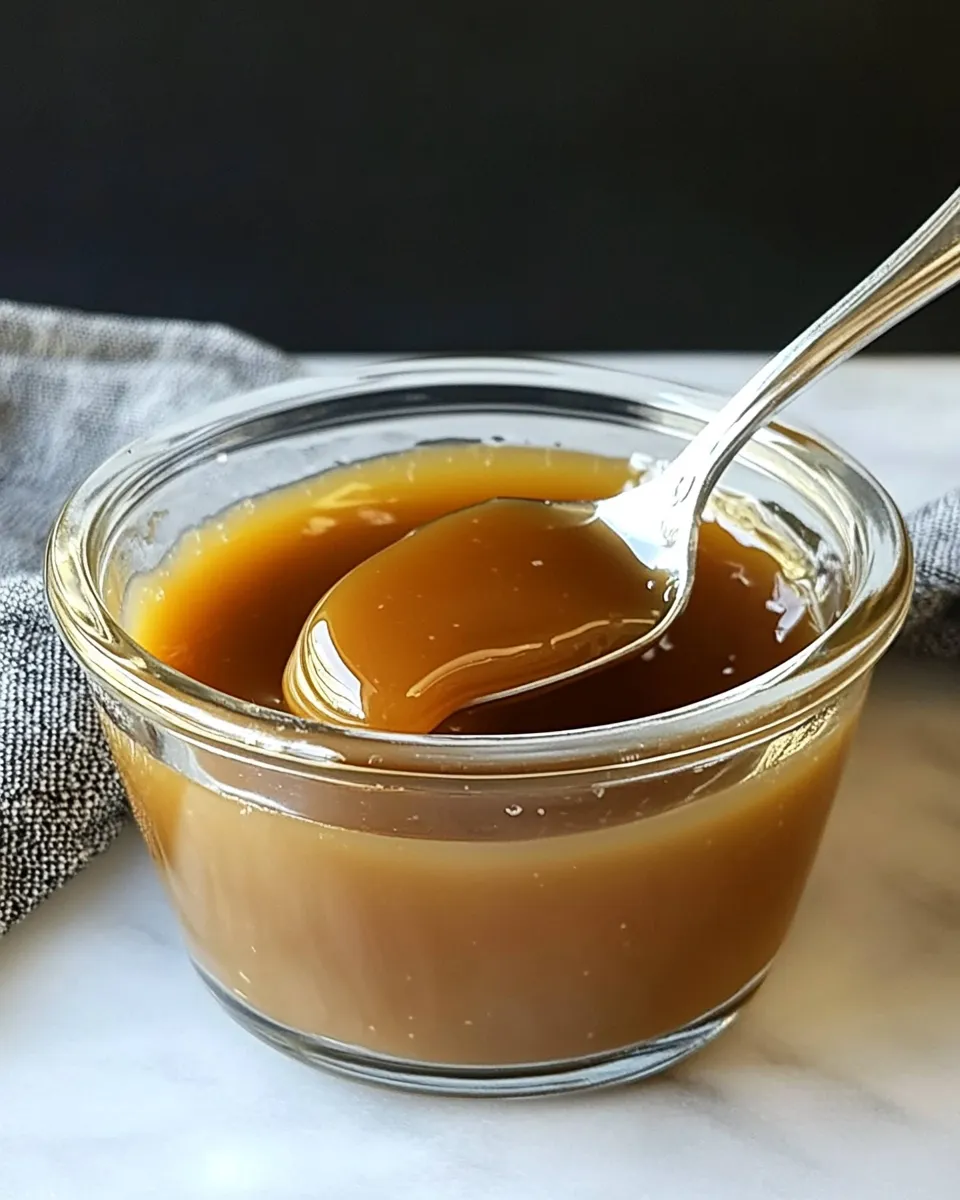 Easy Homemade Caramel Sauce photo