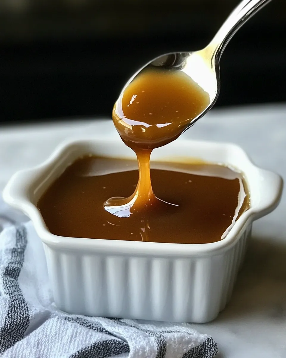 Classic Homemade Caramel Sauce recipe photo