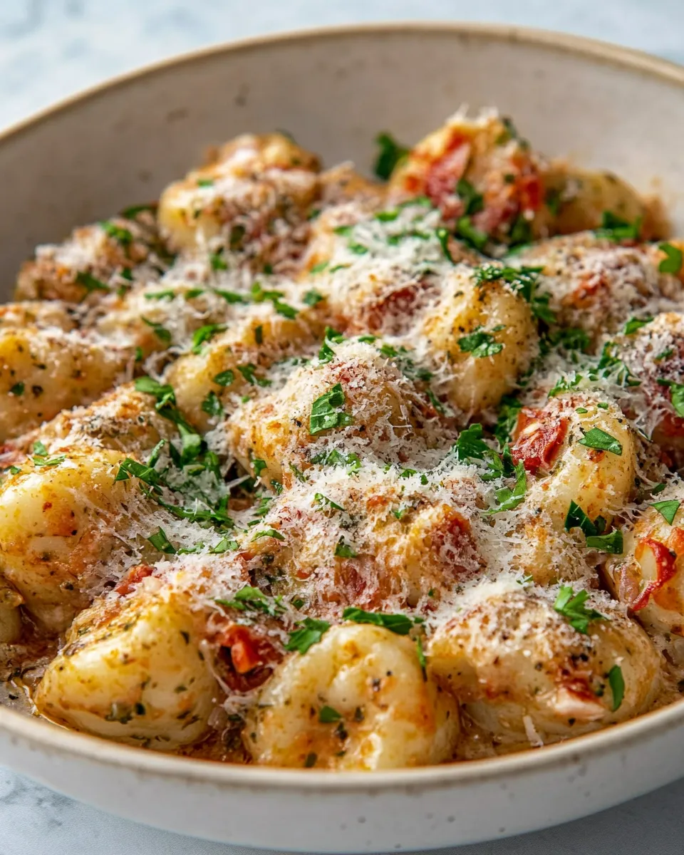 Classic Homemade Gnocchi shot