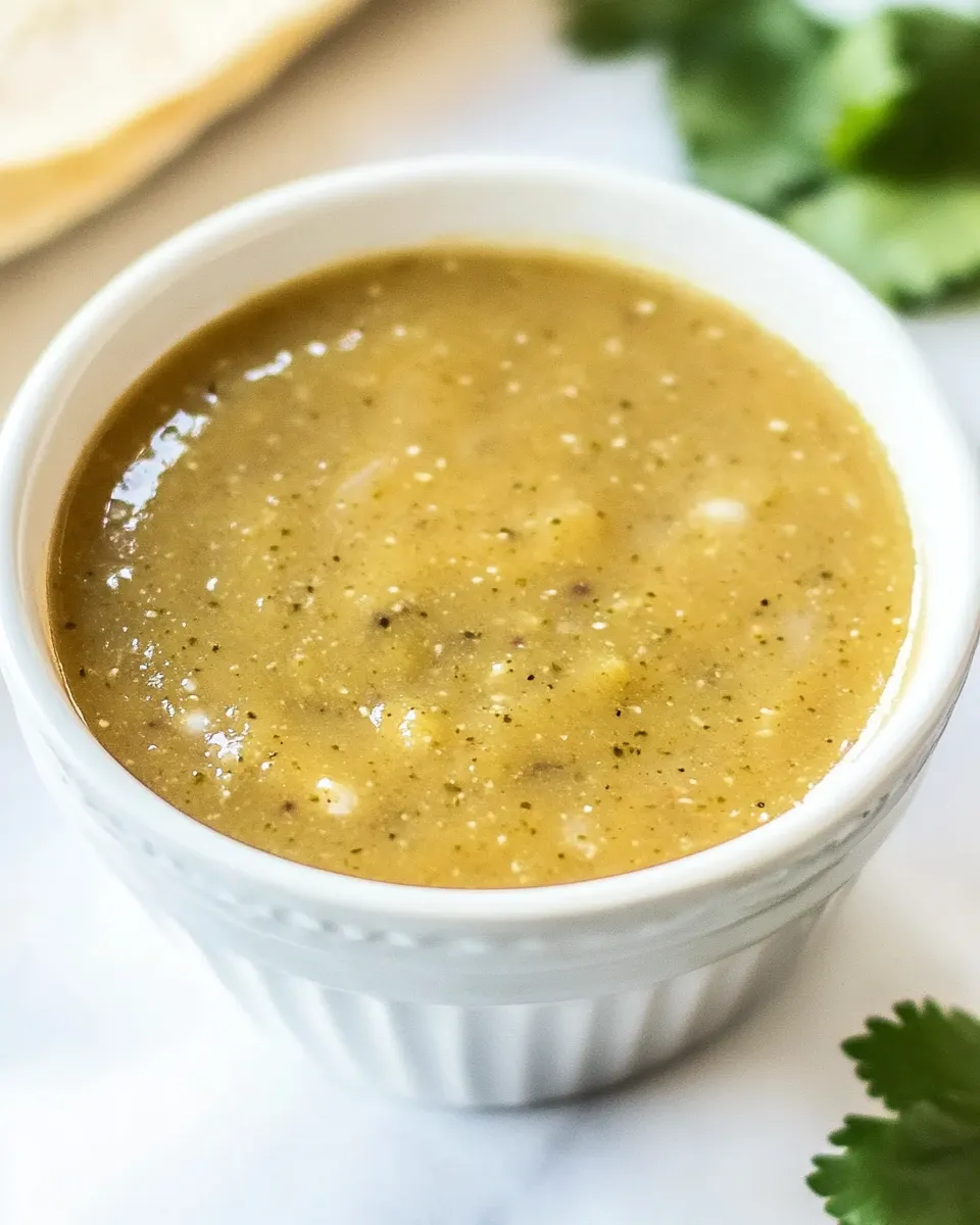 Homemade Green Enchilada Sauce Recipe photo