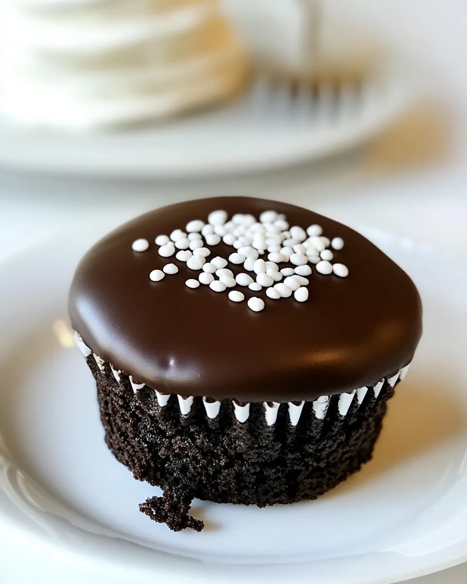 Classic Homemade Hostess Cupcakes recipe image