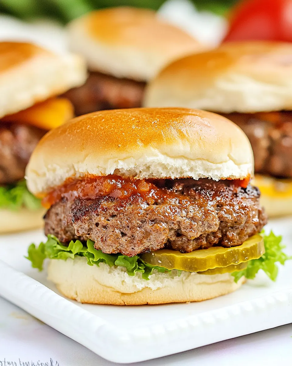 Fresh Homemade Krystal Burgers (Copycat Recipe) picture