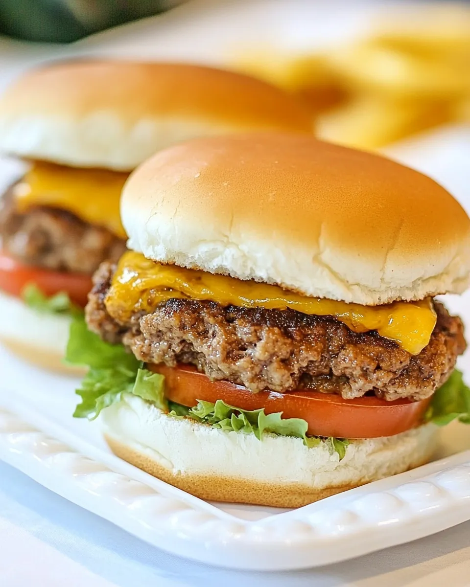 Easy Homemade Krystal Burgers (Copycat Recipe) dish image