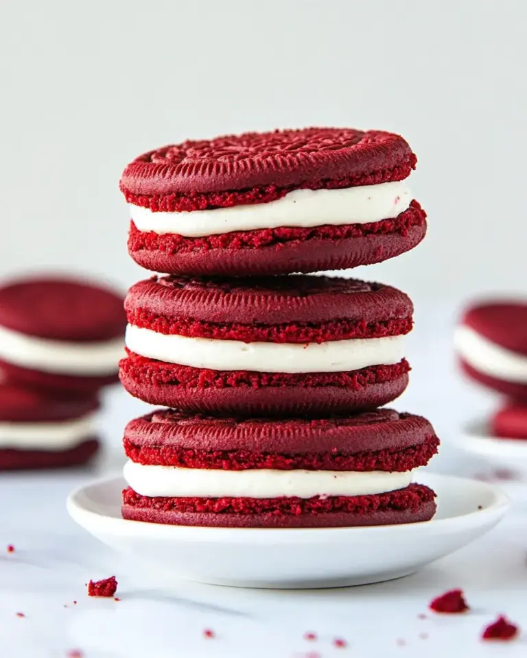 Homemade Red Velvet Oreos photo