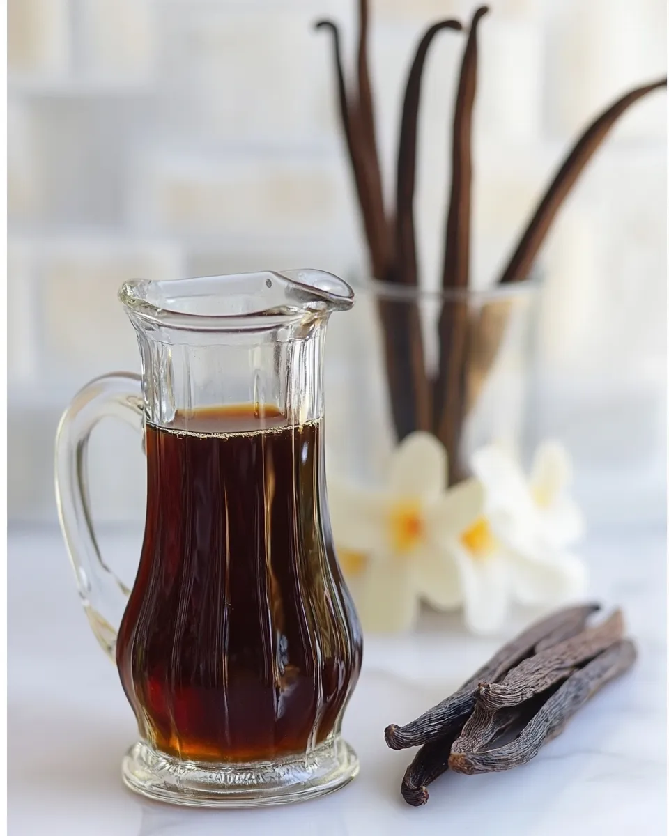 Homemade Vanilla Syrup Recipe For Beverages photo