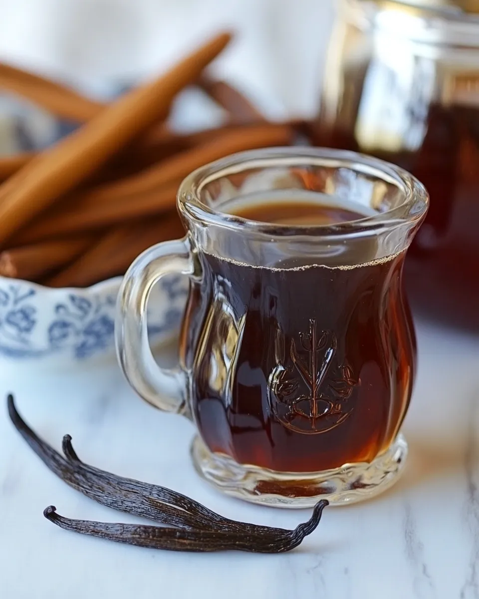 Easy Homemade Vanilla Syrup Recipe For Beverages recipe image