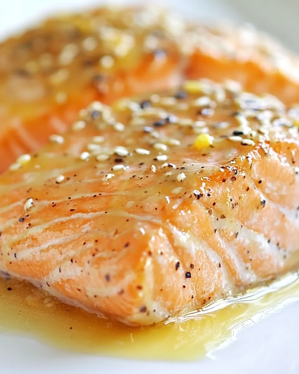 Homemade Honey Glazed Sesame Salmon recipe photo