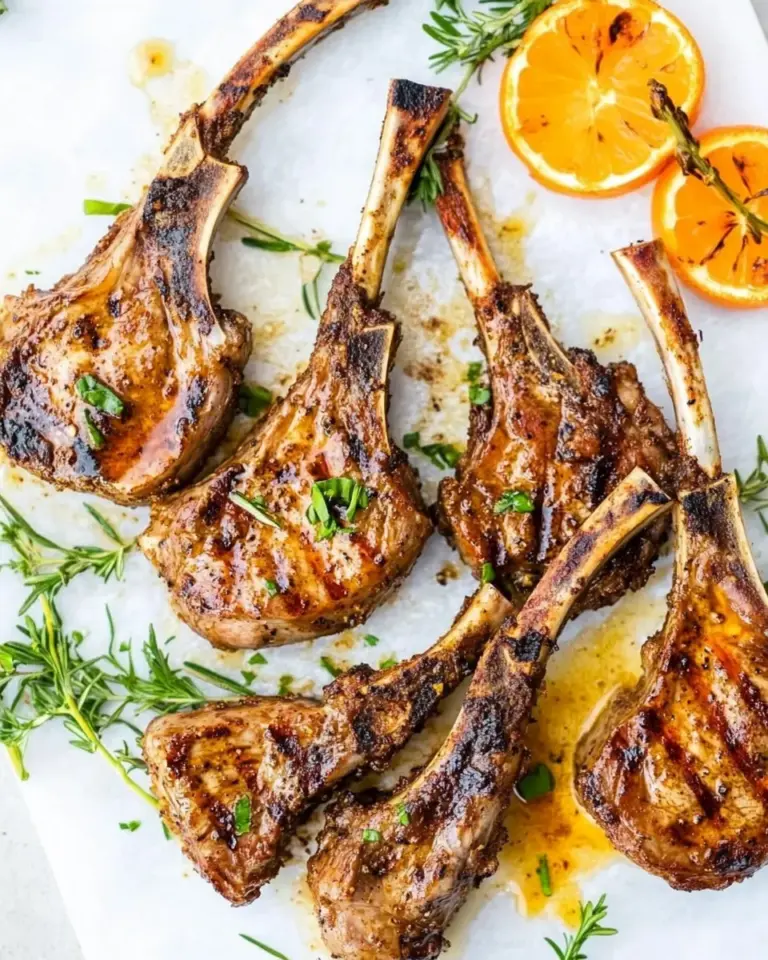 Homemade Honey Jerk Lamb Chops photo