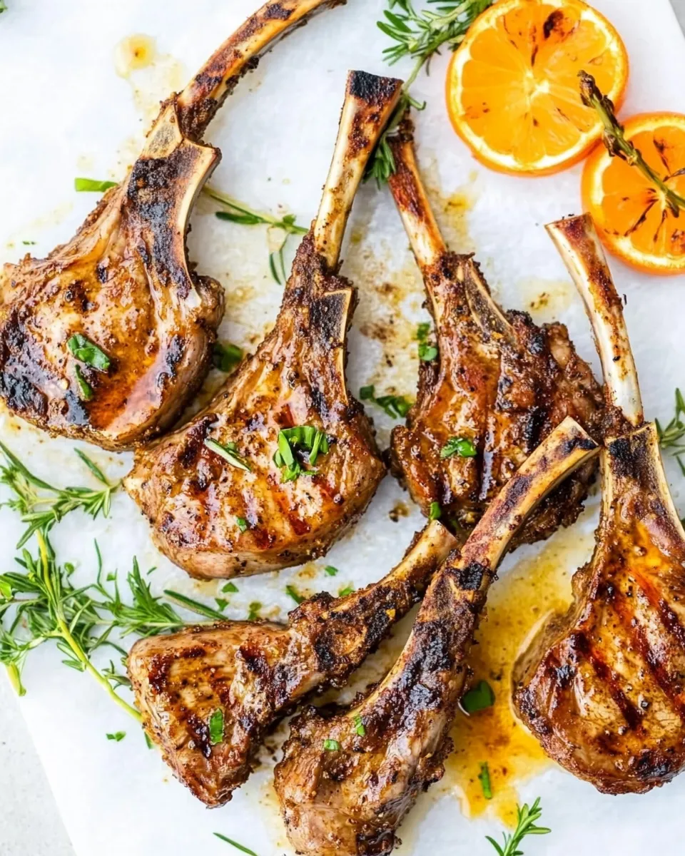 Homemade Honey Jerk Lamb Chops photo