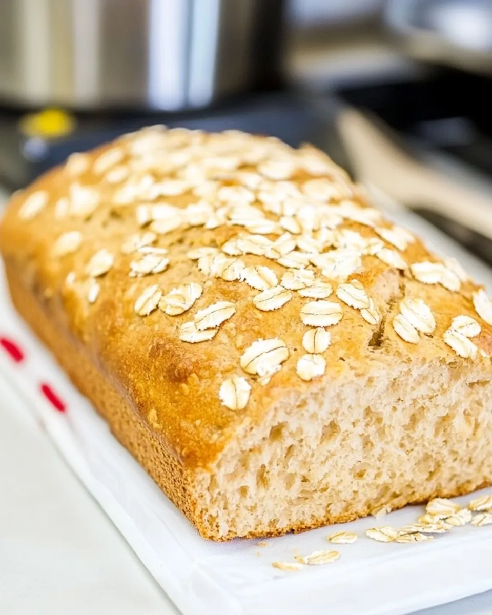 Delicious Honey Oat Wheat Bread shot