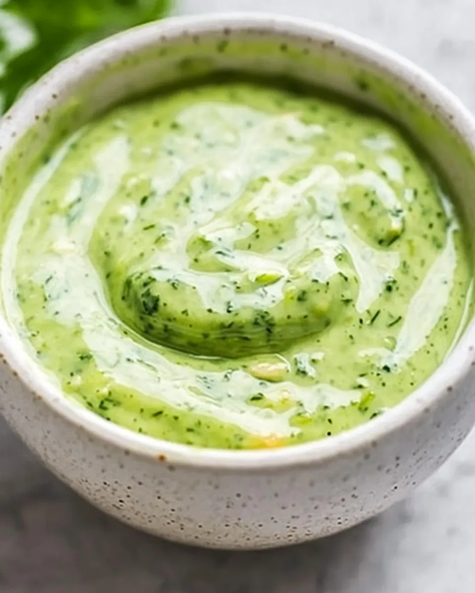 Homemade How To Make Green Goddess Dressing photo