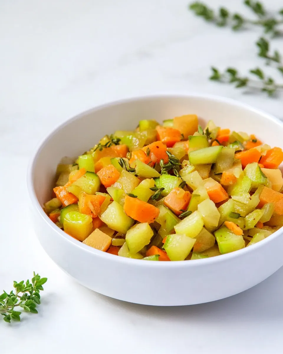 Easy How To Make Mirepoix photo