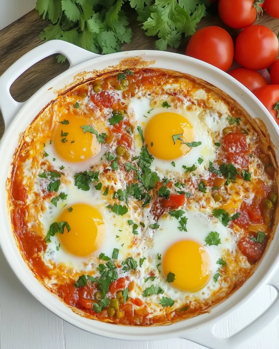 Delicious Huevos Shakshukos shot