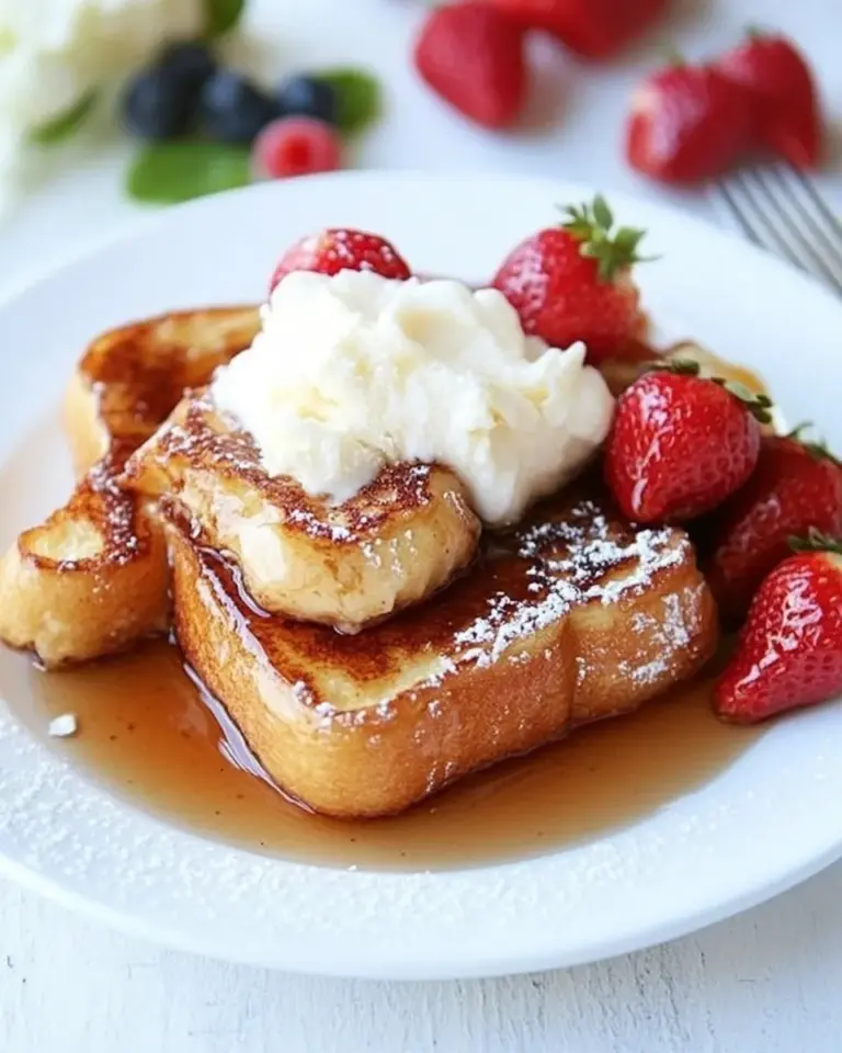 Homemade Ice Cream French Toast photo