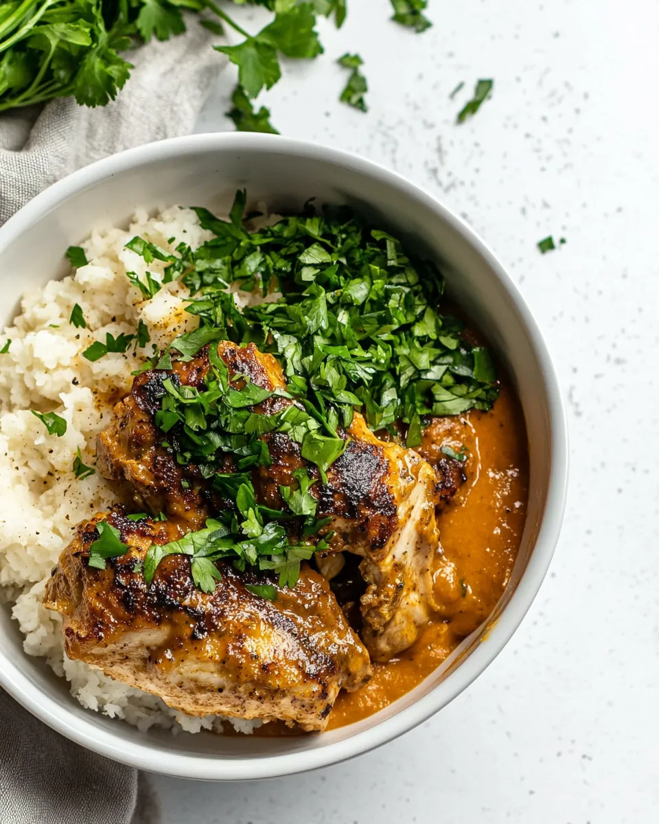 Delicious Instant-Pot Tahini Chicken dish photo