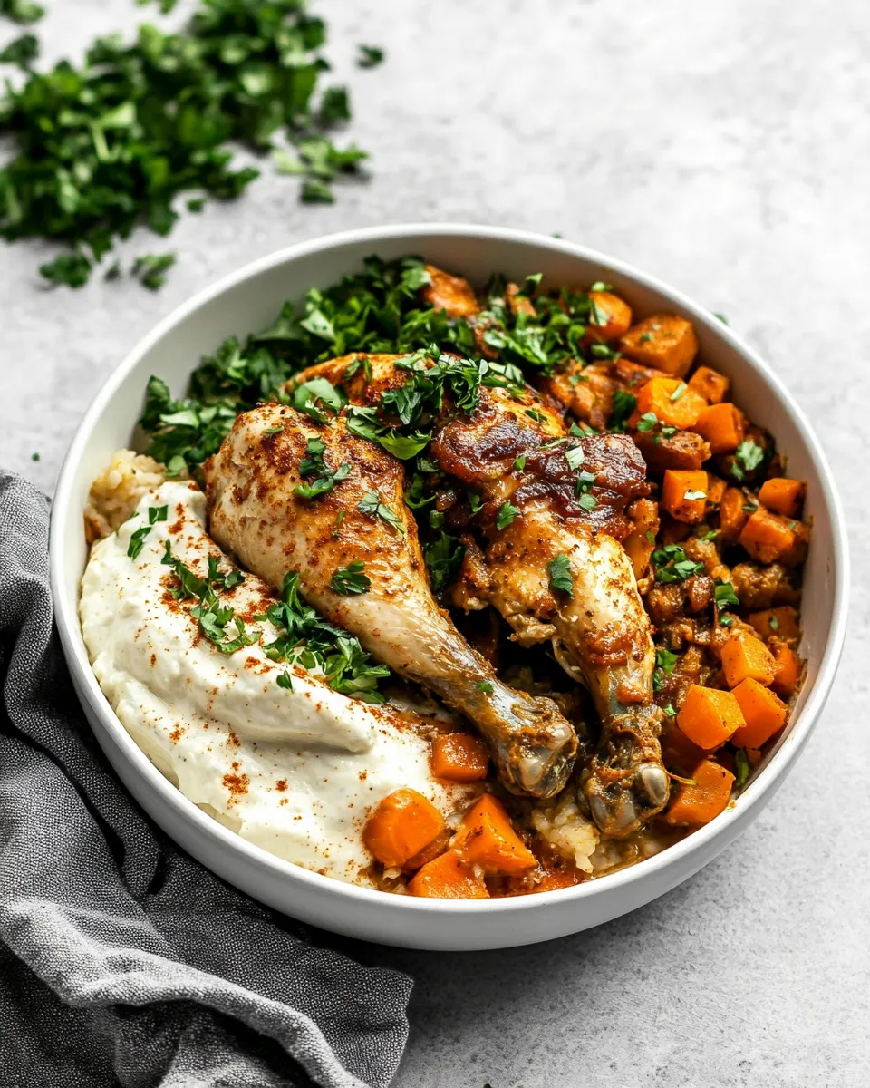 Healthy Instant-Pot Tahini Chicken image