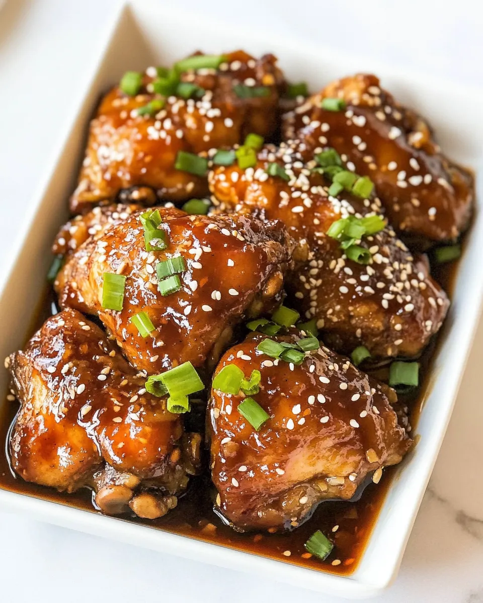 Easy Instant Pot Asian Chicken Thighs photo
