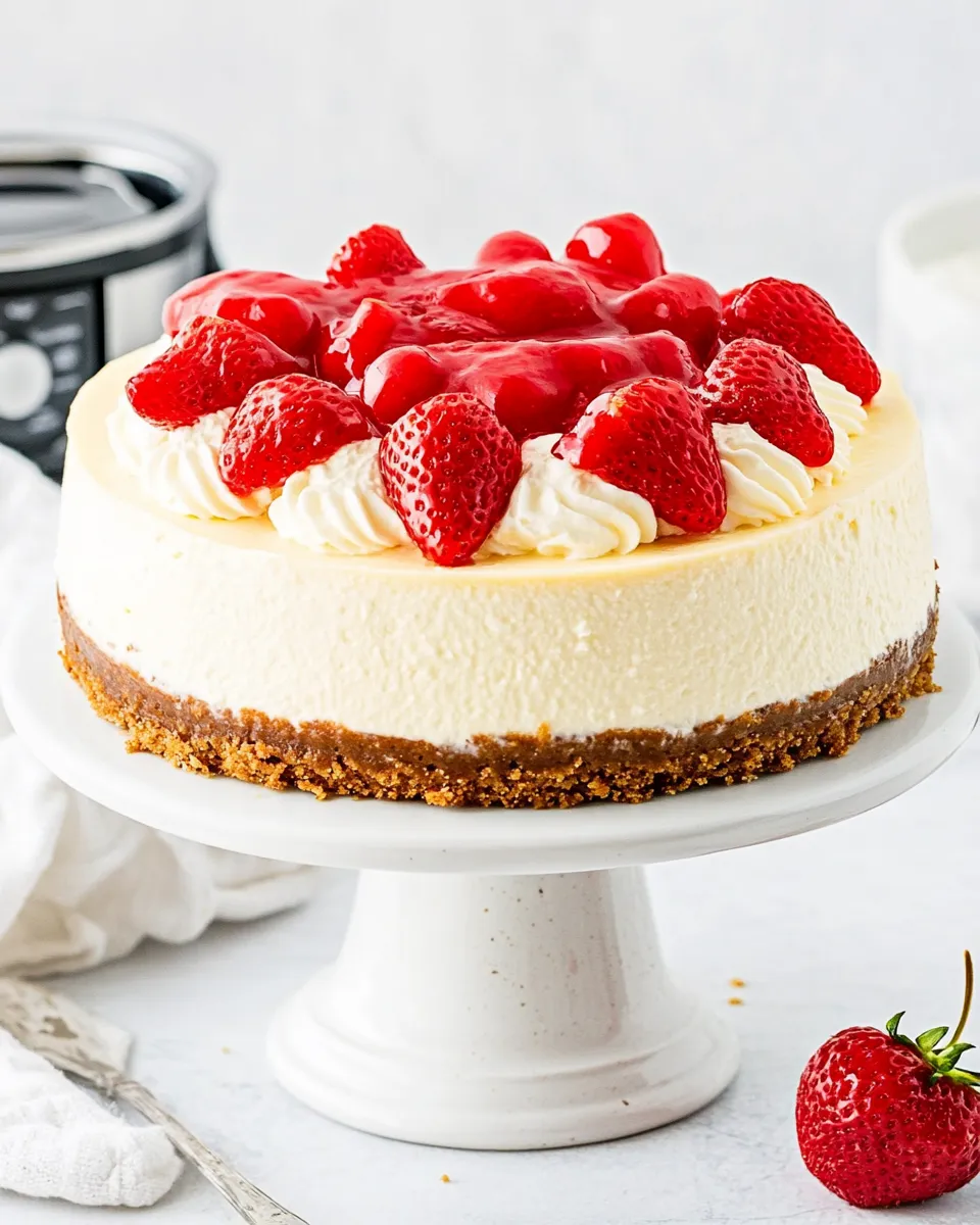 Delicious Instant Pot Cheesecake shot