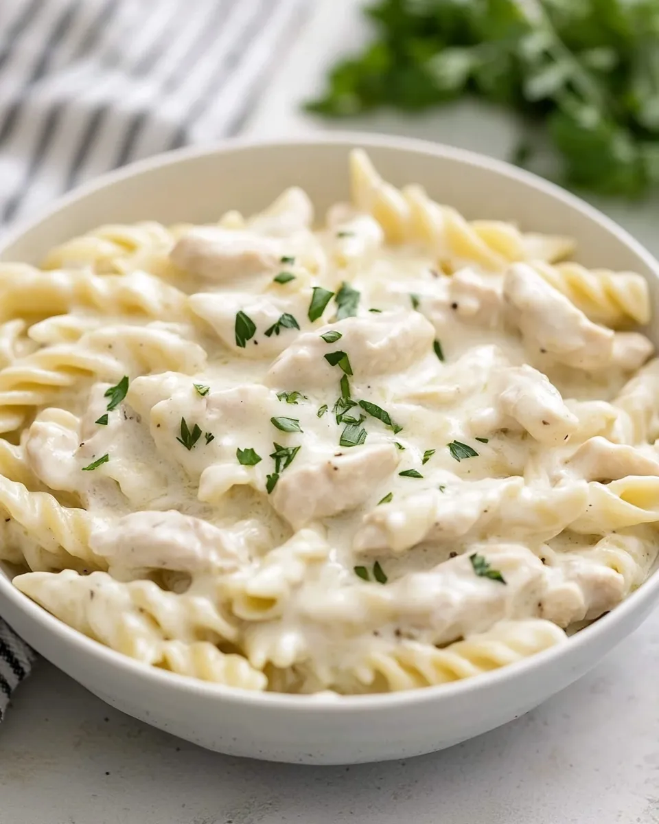 Easy Instant Pot Chicken Alfredo Pasta photo