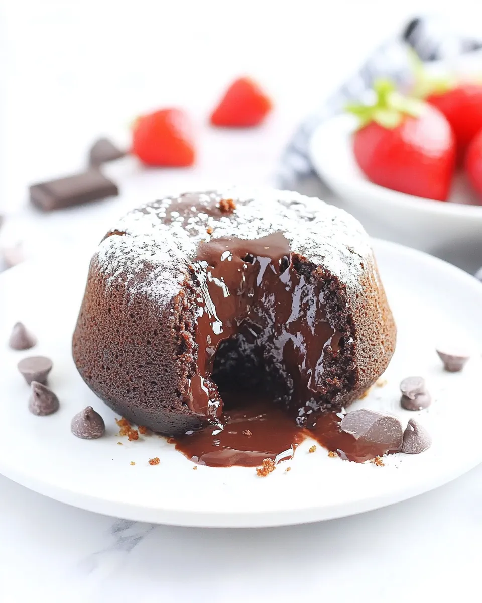 Easy Instant Pot Chocolate Lava Cake Recipe shot
