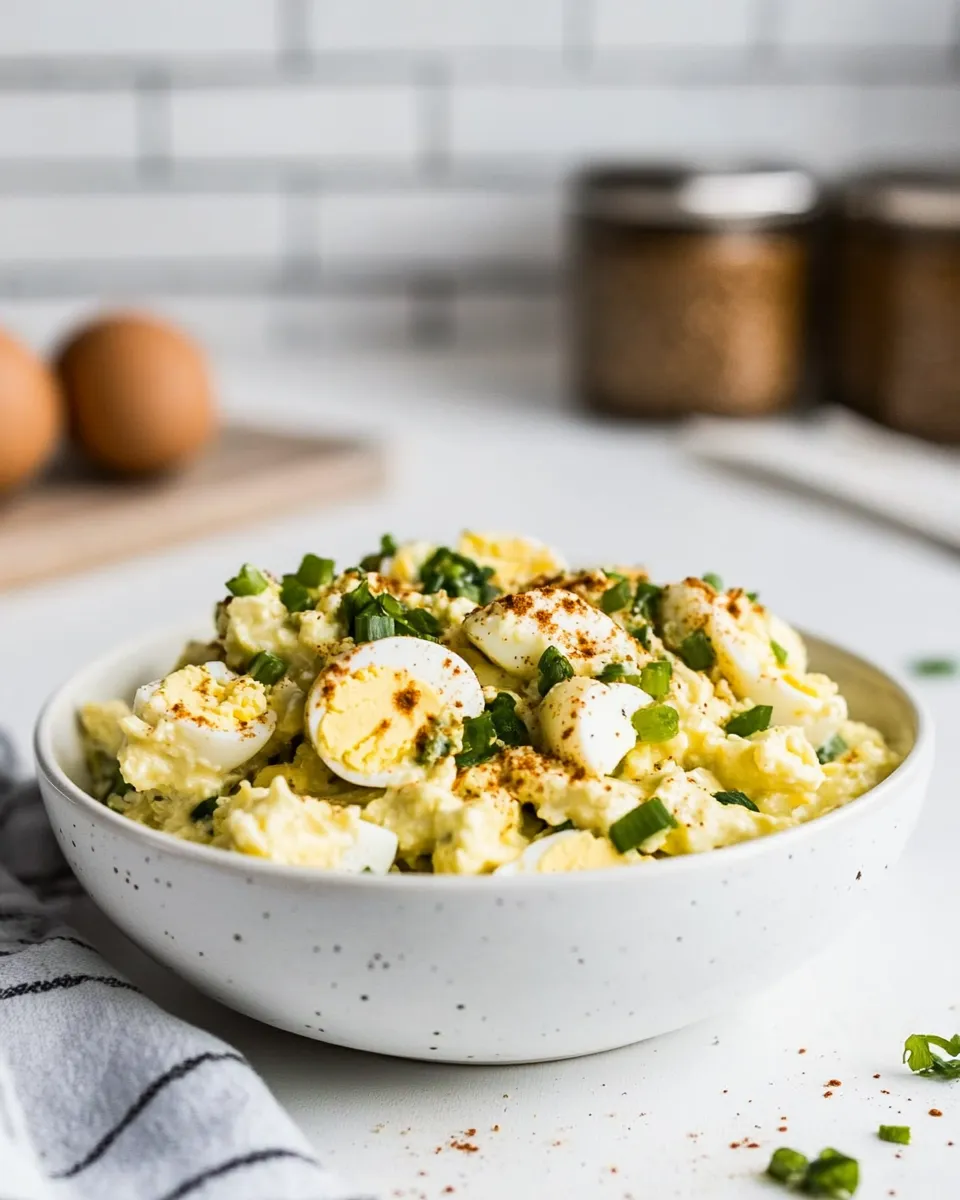 Healthy Instant Pot Egg Salad recipe photo