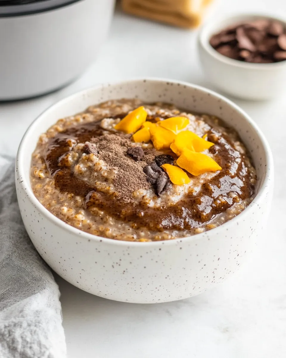 Quick Instant Pot Teff Porridge shot