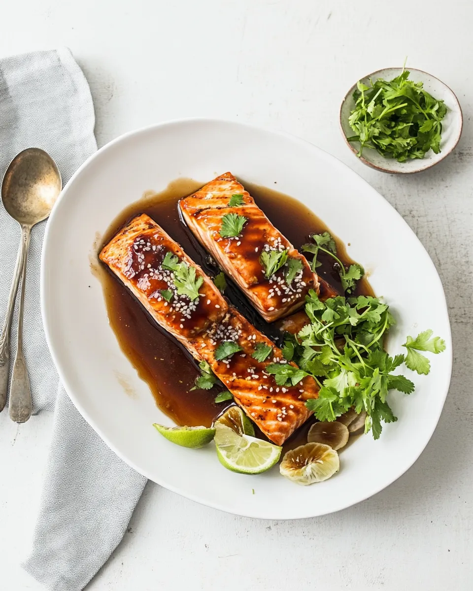 Delicious Instant Pot caramel salmon image