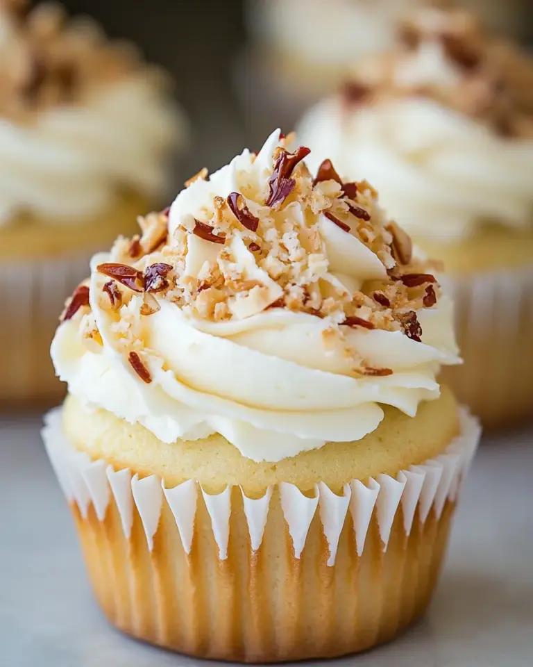Homemade Italian Cream Cupcakes photo