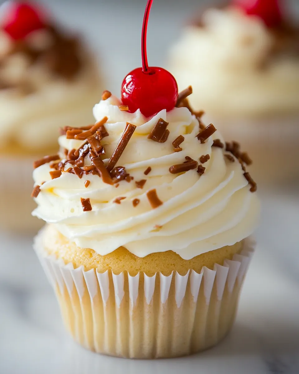 Easy Italian Cream Cupcakes recipe photo