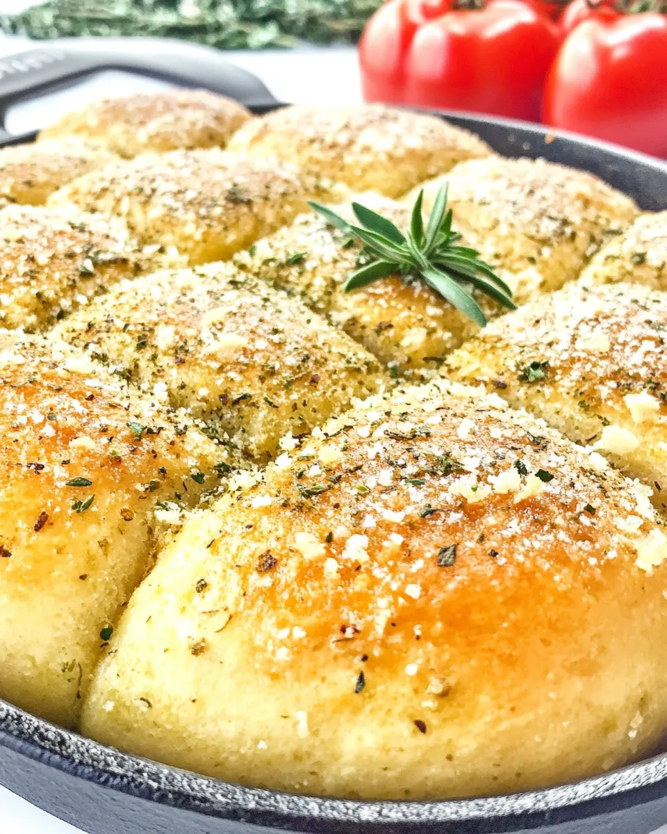Classic Italian Herb Skillet Bread image